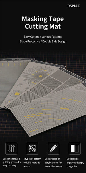 DSPIAE Masking Tape Cutting Mat AT-EC - A-Z Toy Hobby