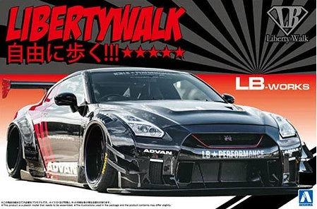 Aoshima LBWK 13 LB-Works R35 GT-R Type 2 Ver.2 1/24 Model Kit