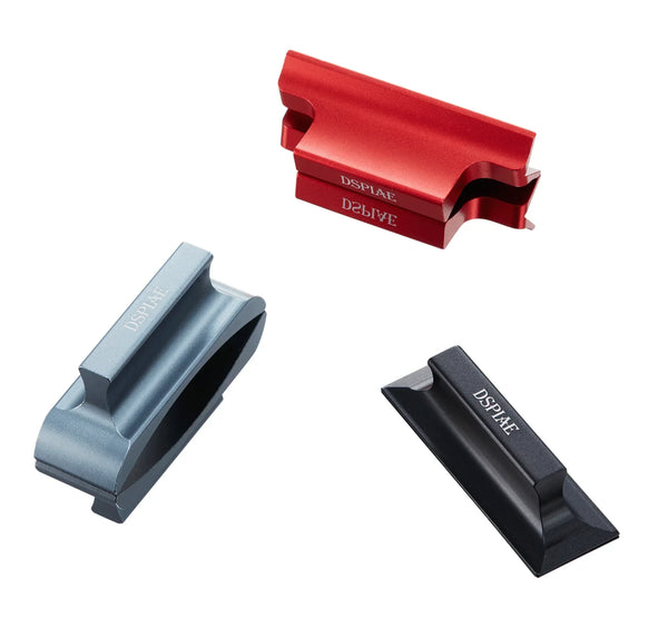 DSPIAE Cylindrical Curved Surface Sander / Polisher – Red Aluminum Alloy For Hobby Models