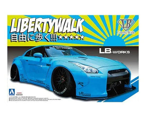 Aoshima LBWK 09 LB-Works R35 GT-R Ver.1 1/24 Model Kit - A-Z Toy Hobby