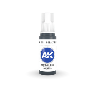 AK Interactive AK11201 3G Cobalt Blue Acrylic Paint 17ml - A-Z Toy Hobby