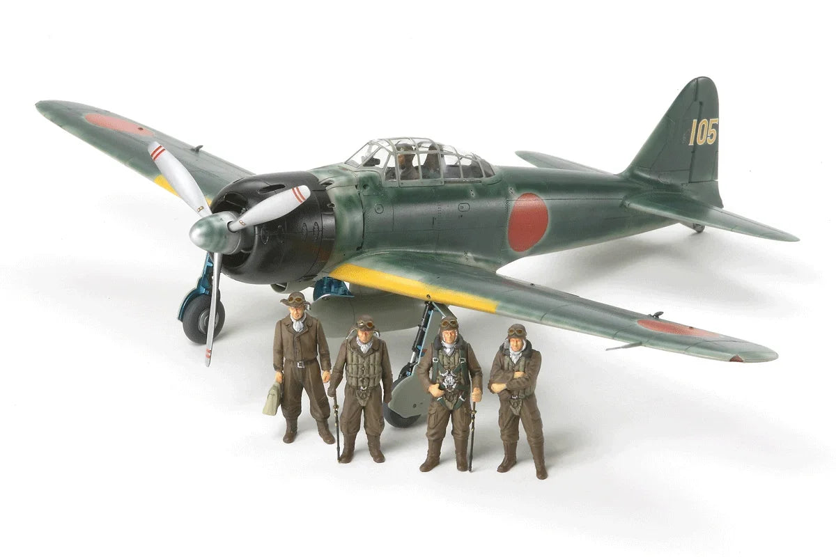 Tamiya 61108 Mitsubishi A6M3/3A (Zeke) 1/48 Model Kit - A-Z Toy Hobby