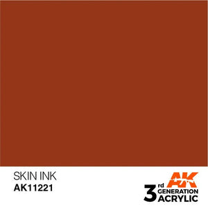 AK Interactive AK11221 3G Skin Ink Acrylic Paint 17ml - A-Z Toy Hobby