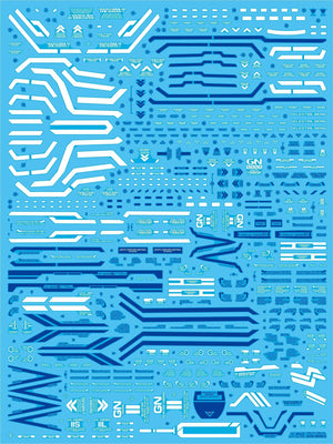 Delpi Water Decal For PG Seven Sword/G - A-Z Toy Hobby