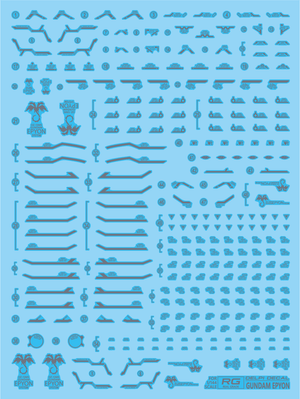 Delpi Water Decal For RG Epyon - A-Z Toy Hobby