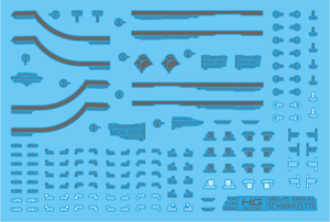 Delpi Water Decal For HG Schwarzette - A-Z Toy Hobby