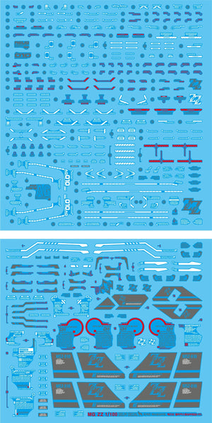 Delpi Water Decal For MG ZZ Ver. Ka - A-Z Toy Hobby