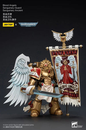Joy Toy Warhammer Blood Angels Sanguinary Guard 1/18 Action Figure - A-Z Toy Hobby