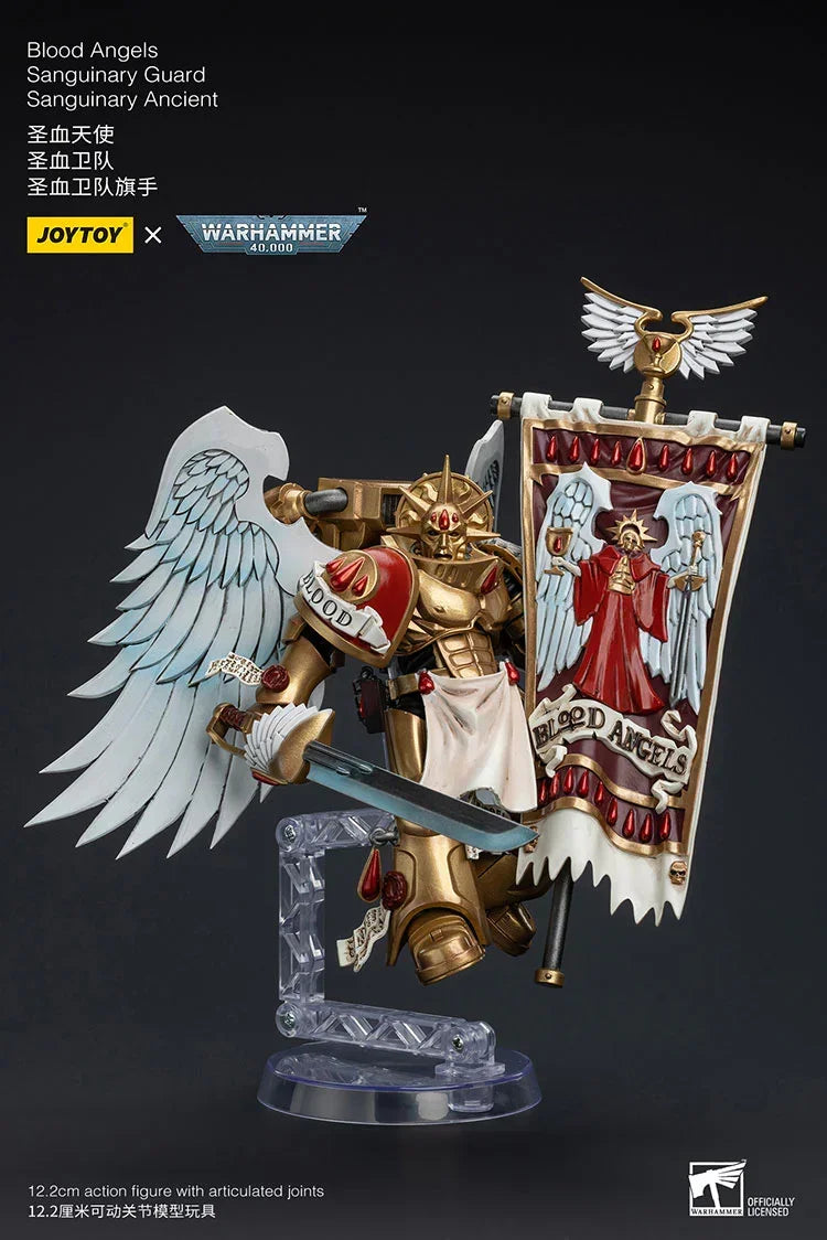Joy Toy Warhammer Blood Angels Sanguinary Guard 1/18 Action Figure - A-Z Toy Hobby