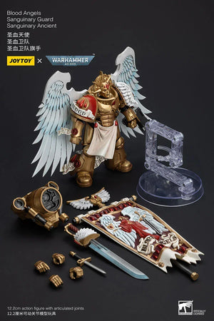 Joy Toy Warhammer Blood Angels Sanguinary Guard 1/18 Action Figure - A-Z Toy Hobby