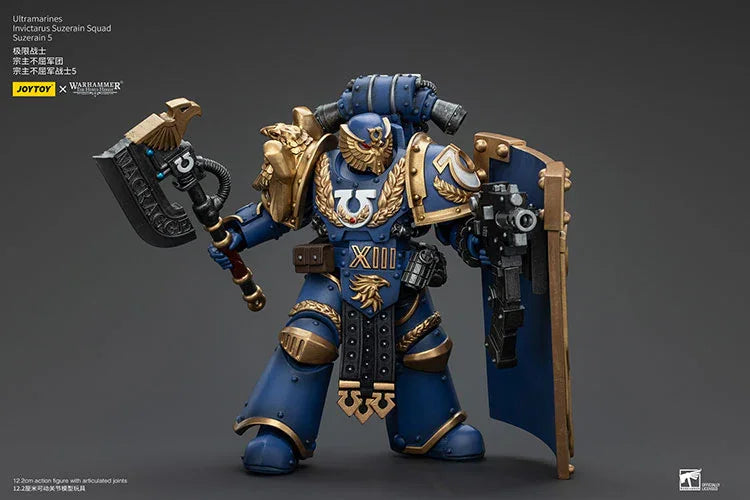 Joy Toy Warhammer Ultramarines Invictarus Suzerain Squad Suzerain 5 1/18 Action Figure - A-Z Toy Hobby