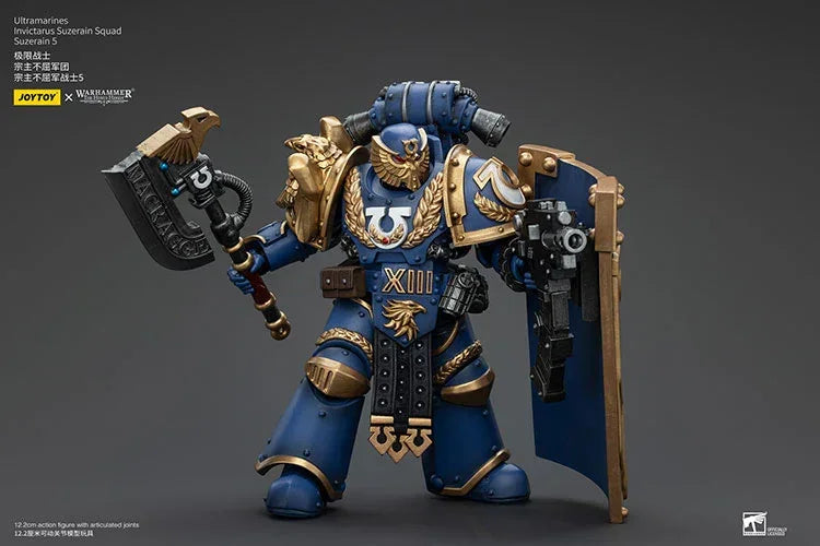 Joy Toy Warhammer Ultramarines Invictarus Suzerain Squad Suzerain 5 1/18 Action Figure - A-Z Toy Hobby