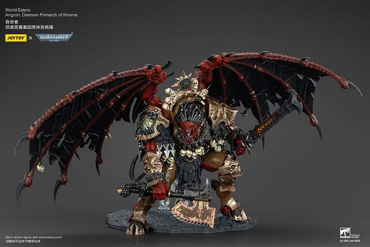 Joy Toy Warhammer World Eaters Angron Daemon Primarch of Khorne 1/18 Action Figure - A-Z Toy Hobby