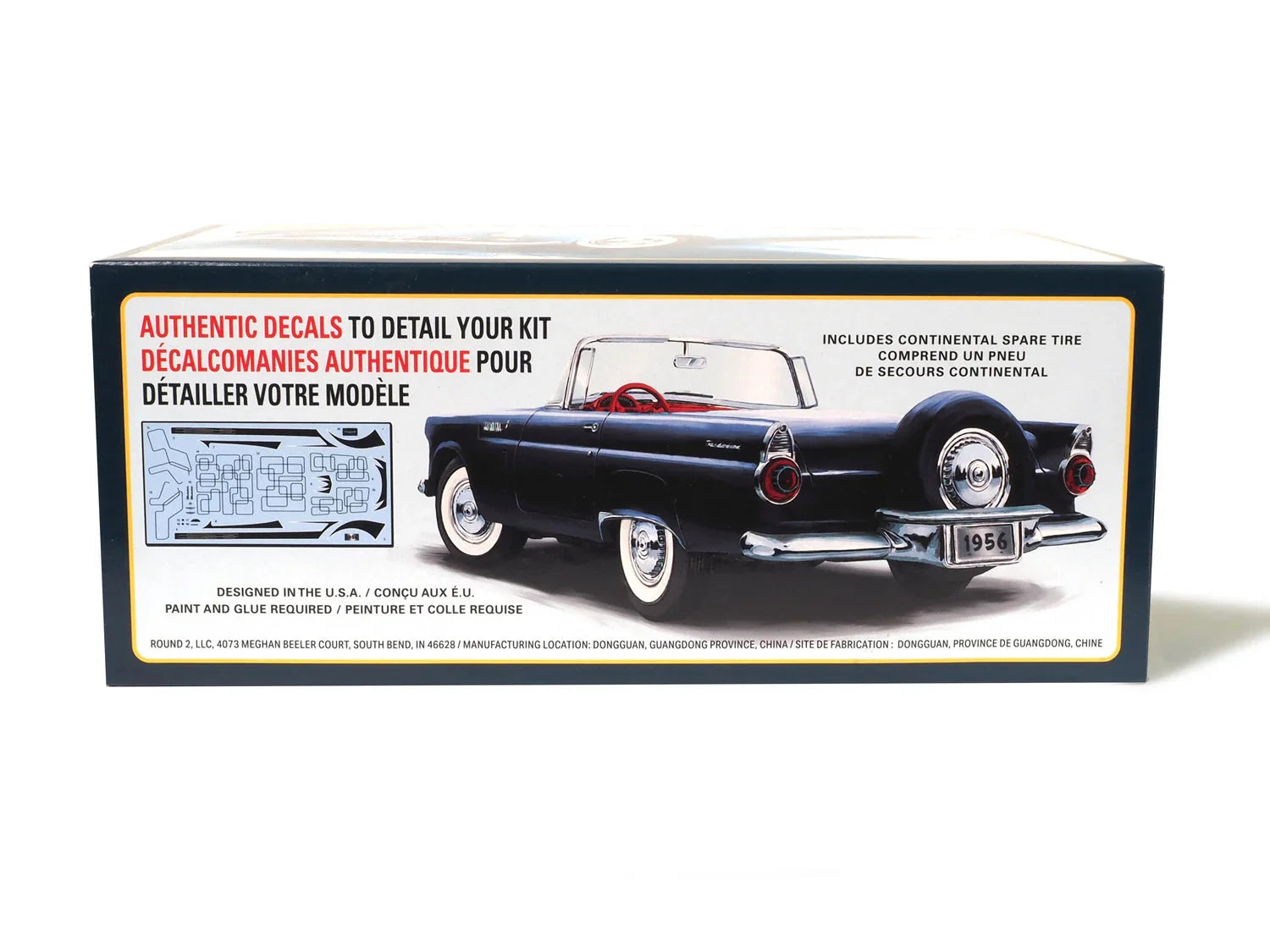 AMT 1449 1956 Ford Thunderbird 1/25 Model Kit - A-Z Toy Hobby