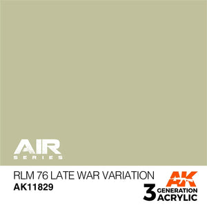 AK Interactive AK11829 3G Air RLM 76 Late War Variation Paint 17ml - A-Z Toy Hobby