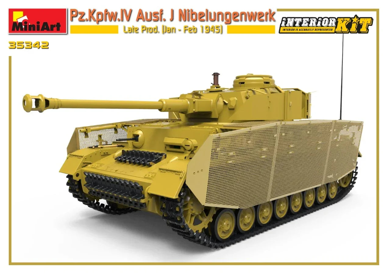 MiniArt 35342 Pz.Kpfw.IV Ausf. J Nibelungenwerk Late Prod. Interior 1/35 Model Kit