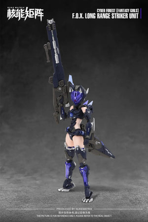 Nuke Matrix CF01 FOX Long Range Striker Unit Vivienne Hayha Cyber Forest Fantasy Girls Model Kit - A-Z Toy Hobby