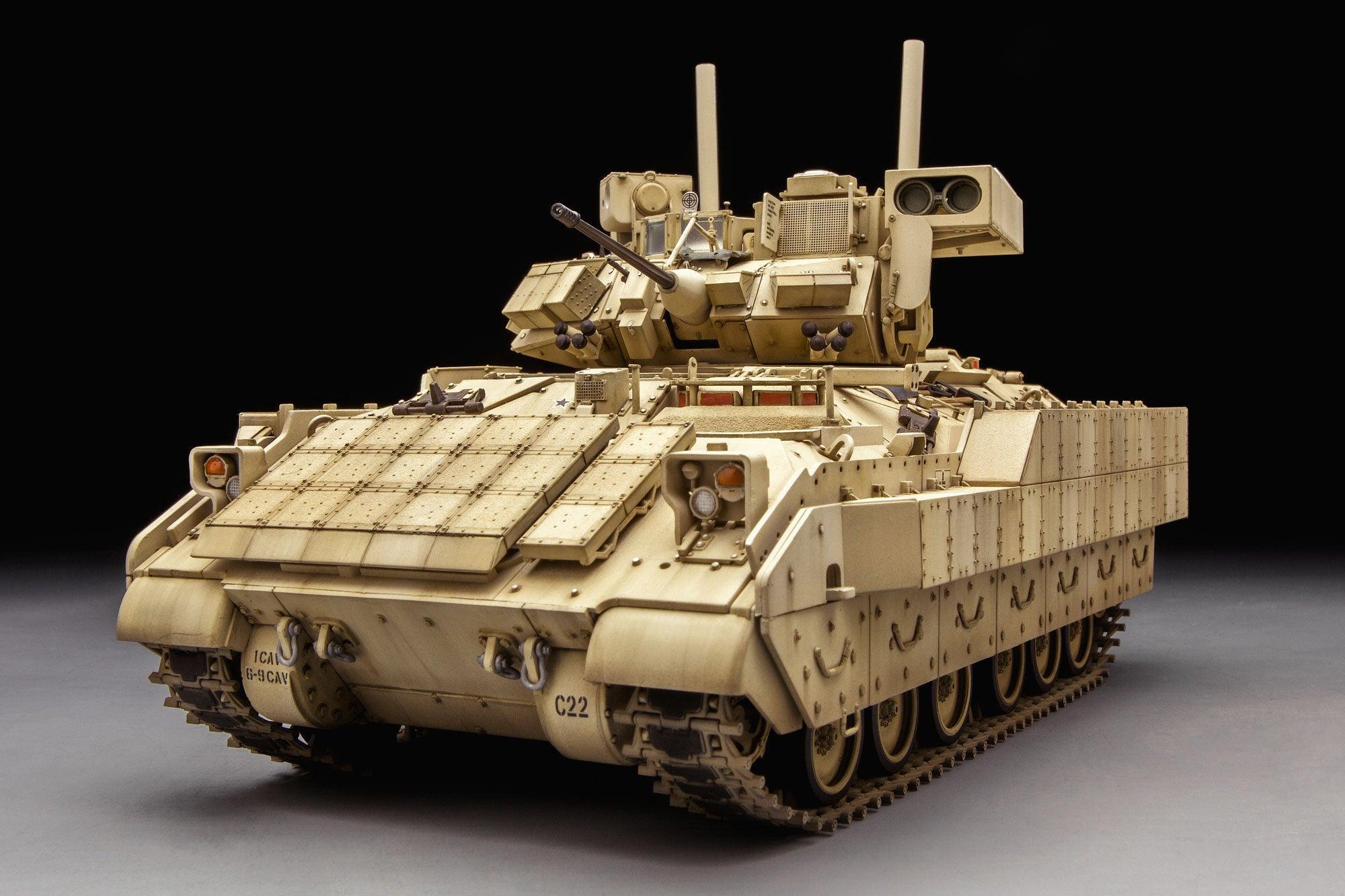 Meng SS-006 US CFV M3A3 Bradley with BUSK III 1/35 Model Kit - A-Z Toy Hobby