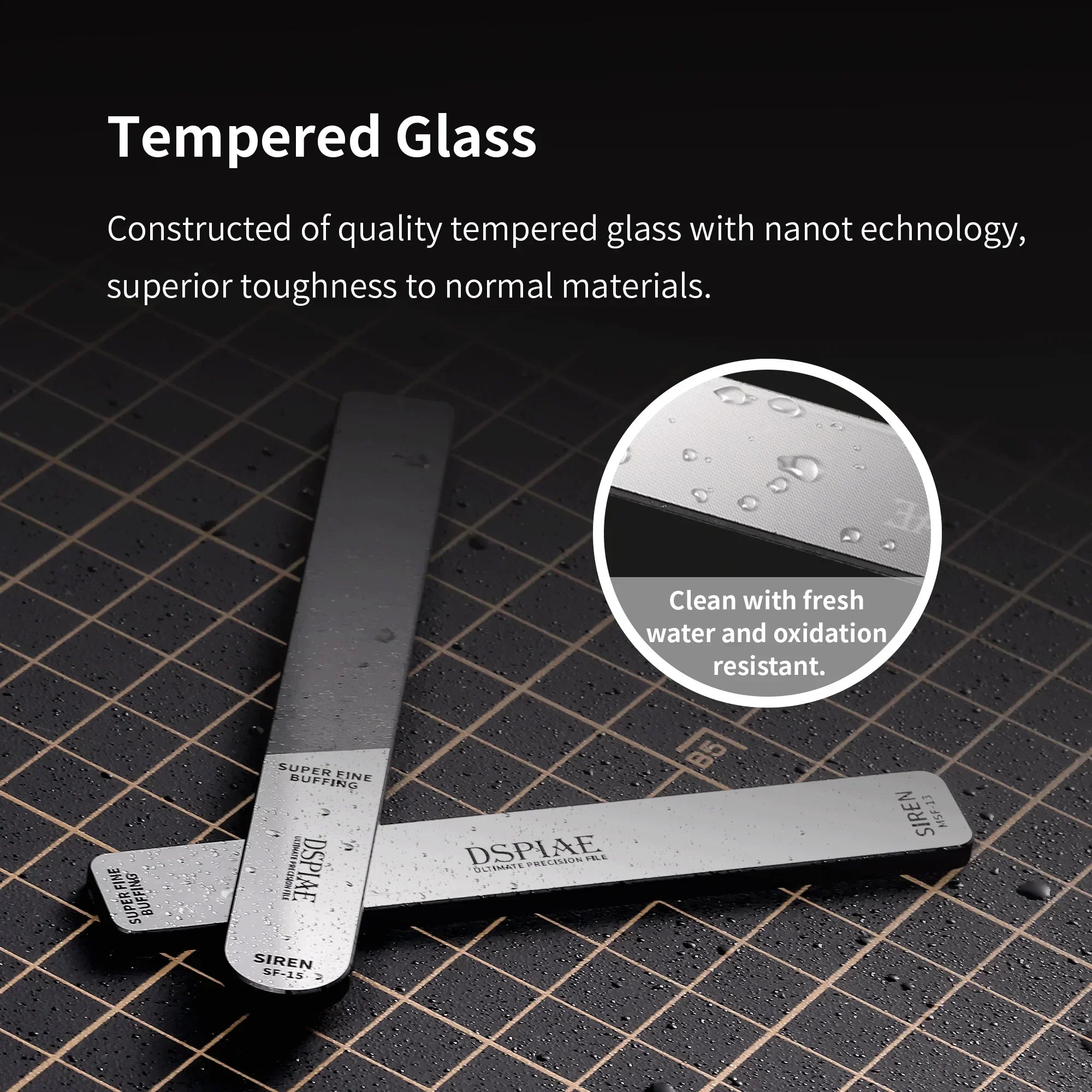 DSPIAE Siren Ultimate Precision Glass File #10000~#12000 MSF-13 - A-Z Toy Hobby