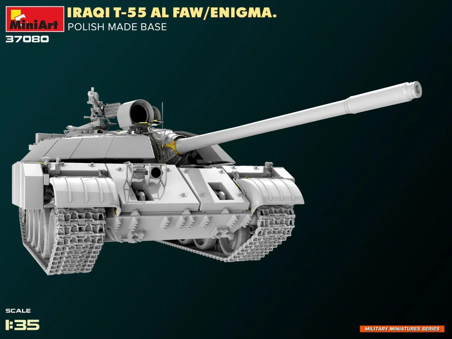 MiniArt 37080 Iraqi T-55 Al Faw/Enigma. 1/35 Model Kit
