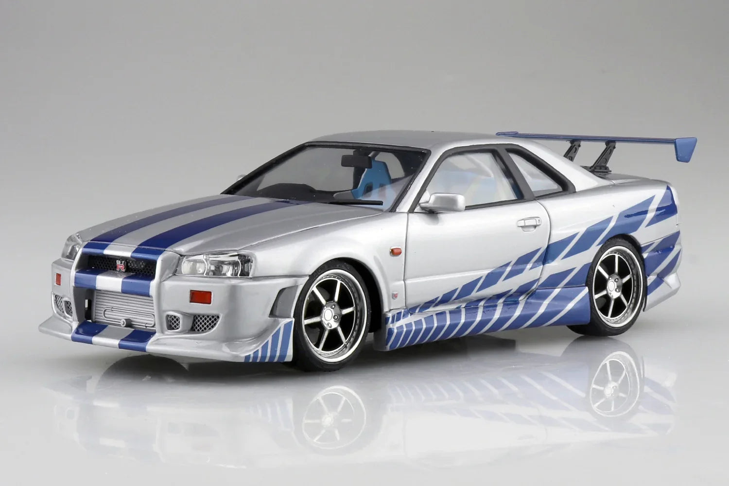 Aoshima WS-02 R34 Skyline GT-R Fast & Furious 1/24 Model Kit
