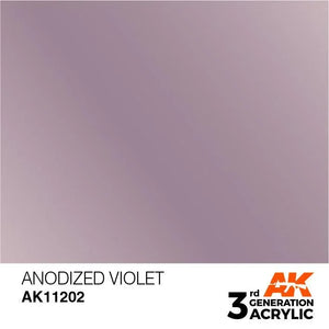AK Interactive AK11202 3G Anodized Violet Acrylic Paint 17ml - A-Z Toy Hobby