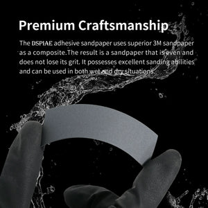DSPIAE Adhesive Sand Paper Set (180, 280, 400, 600, 800) (100pcs) SP-S01 - A-Z Toy Hobby