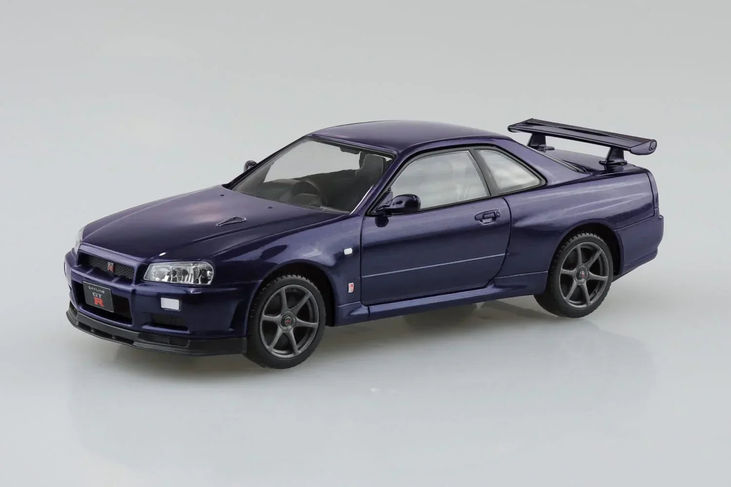 Aoshima Snap Kit 12-MP Nissan R34 Skyline GT-R (Midnight Purple III) 1/32 Model Kit