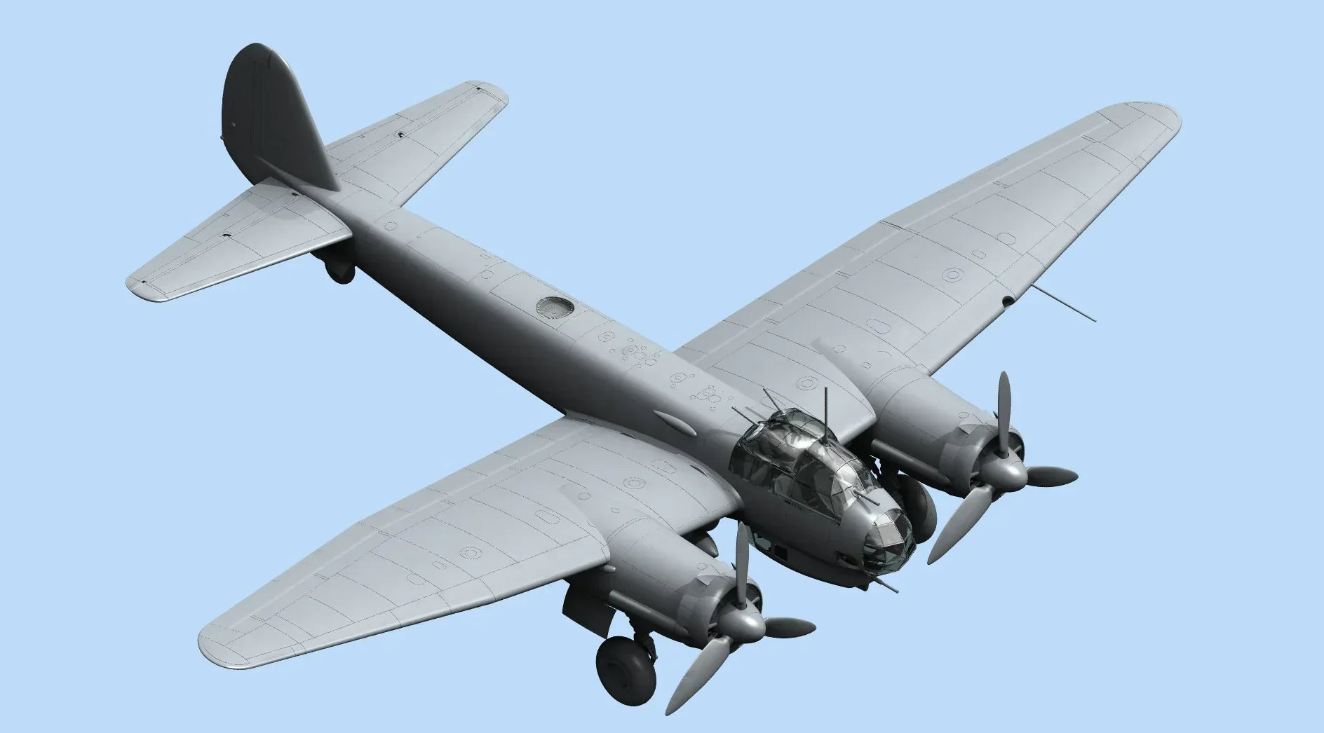 ICM 48234 Ju 88A-14 German Bomber 1/48 Model Kit - A-Z Toy Hobby