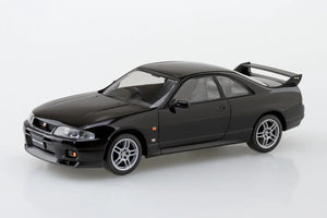 Aoshima Snap Kit 21-BK Nissan R33 Skyline GT-R (Black) 1/32 Model Kit - A-Z Toy Hobby