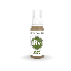AK Interactive AK11302 3G AFV WWI French Milky Coffee Paint 17ml - A-Z Toy Hobby
