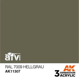 AK Interactive AK11307 3G AFV RAL 7009 Hellgrau Paint 17ml - A-Z Toy Hobby