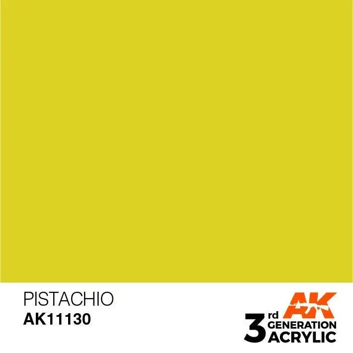 AK Interactive AK11130 3G Pistachio Acrylic Paint 17ml - A-Z Toy Hobby