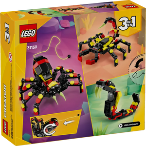 LEGO Wild Animals: Surprising Spider 31159 - Creator 3-in-1 - A-Z Toy Hobby