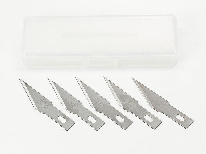 Tamiya 74099 Modeler's Knife Pro Replacement Blade Straight (5pcs) - A-Z Toy Hobby