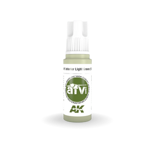 AK Interactive AK11345 3G AFV APC Interior Light Green (FS24533) Paint 17ml - A-Z Toy Hobby