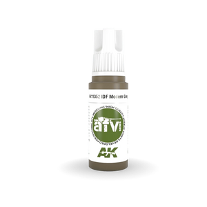 AK Interactive AK11352 3G AFV IDF Modern Grey Paint 17ml - A-Z Toy Hobby