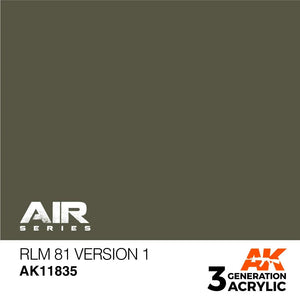 AK Interactive AK11835 3G Air RLM 81 Version 1 Paint 17ml - A-Z Toy Hobby