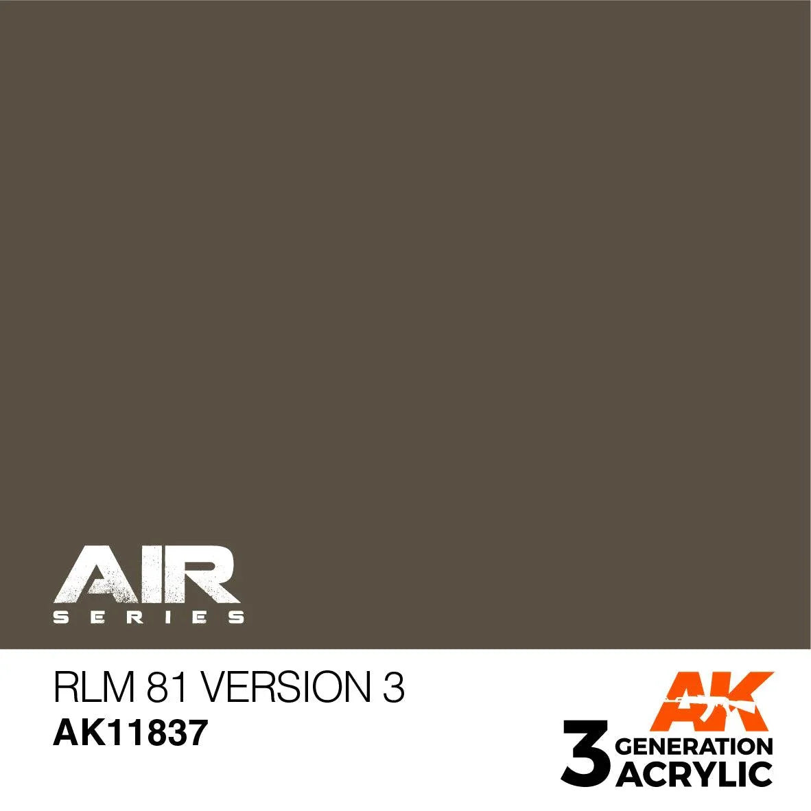 AK Interactive AK11837 3G Air RLM 81 Version 3 Paint 17ml - A-Z Toy Hobby