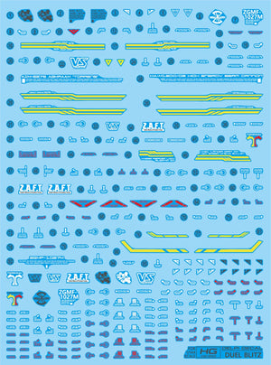 Delpi Water Decal For HG Duel Blitz - A-Z Toy Hobby
