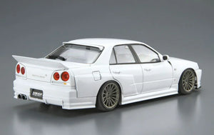Aoshima 05534 2001 Nissan Uras ER34 Skyline Type-R 1/24 Model Kit - A-Z Toy Hobby