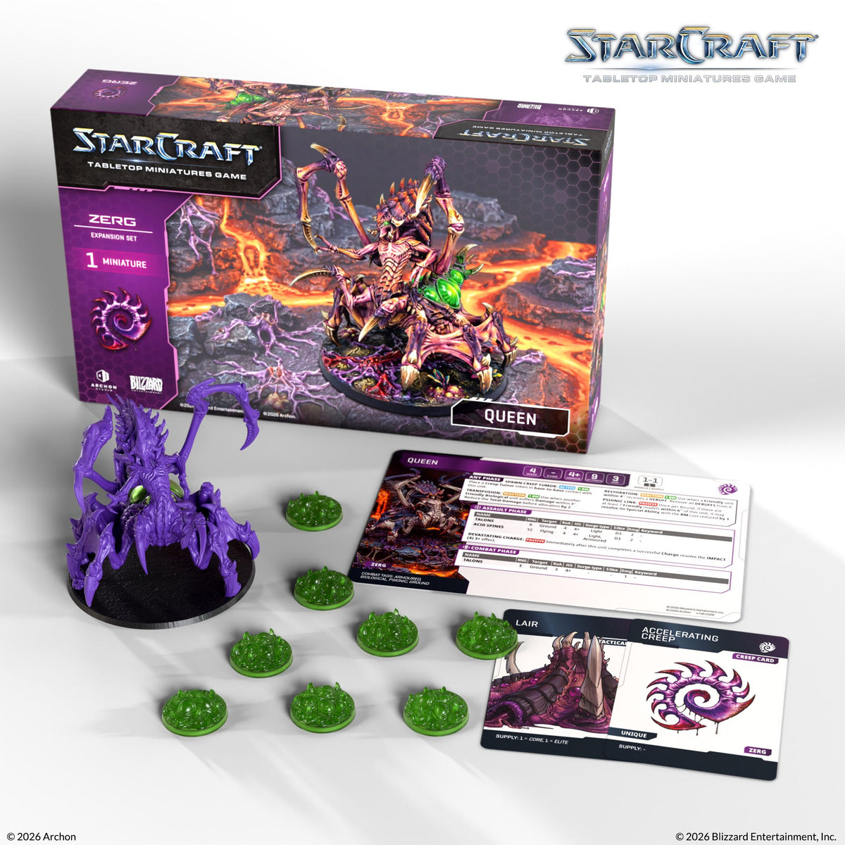 Zerg: Queen Expansion Set "StarCraft Miniatures Game" - Archon Studio