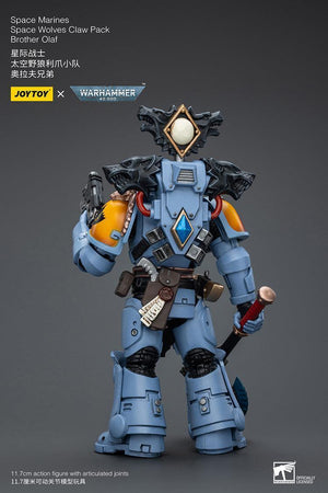 Joy Toy Warhammer 40K Space Wolves Claw Pack Brother Olaf 1/18 Action Figure - A-Z Toy Hobby