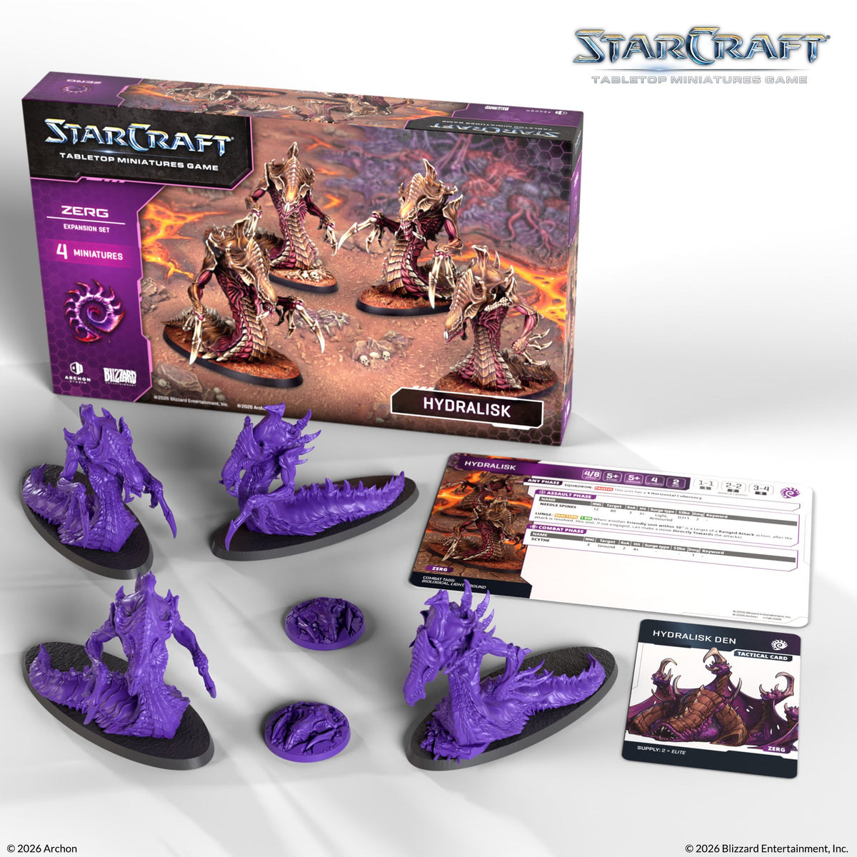 Zerg: Hydralisk Expansion Set "StarCraft Miniatures Game" - Archon Studio