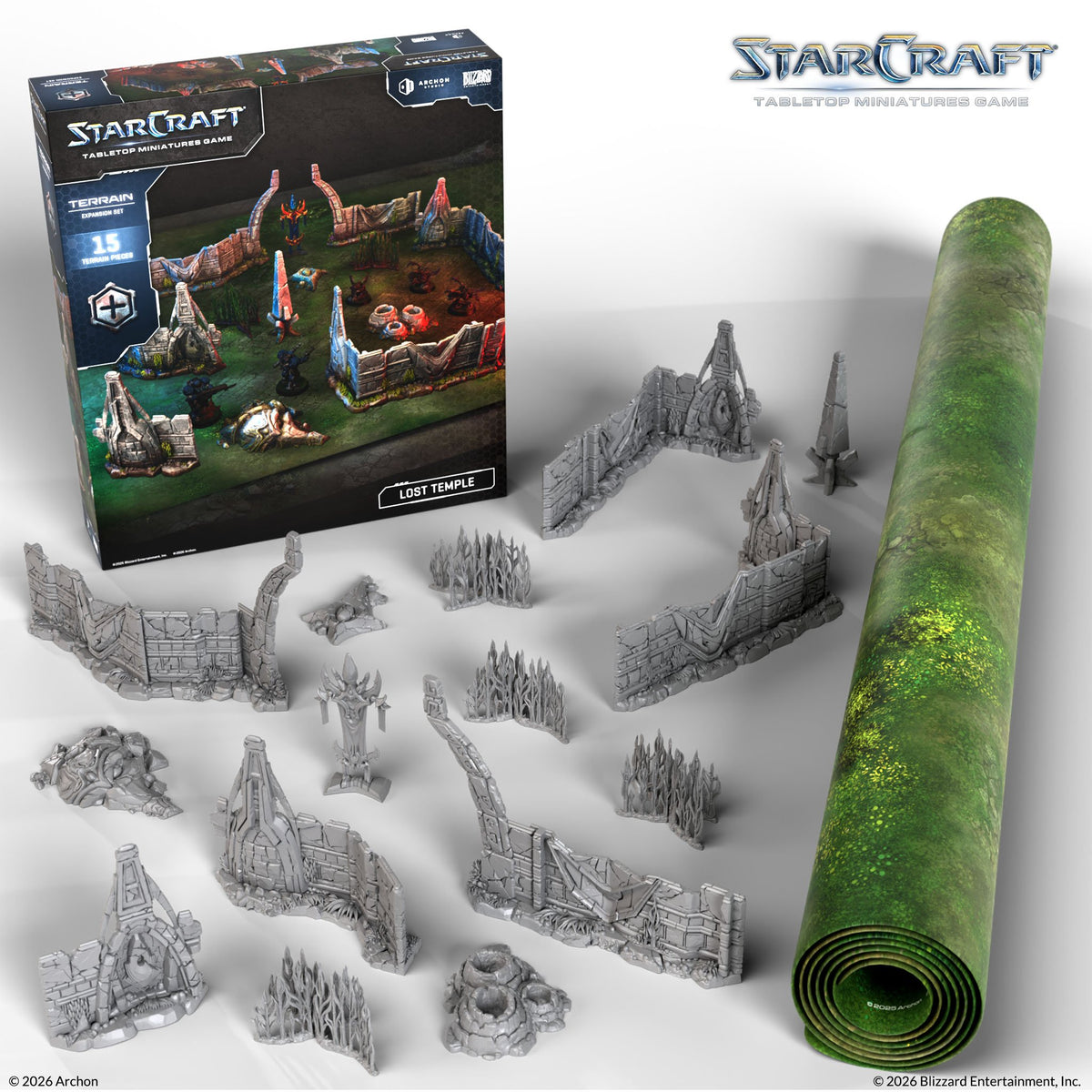 Lost Temple Terrain Expansion Set "StarCraft Miniatures Game" - Archon Studio