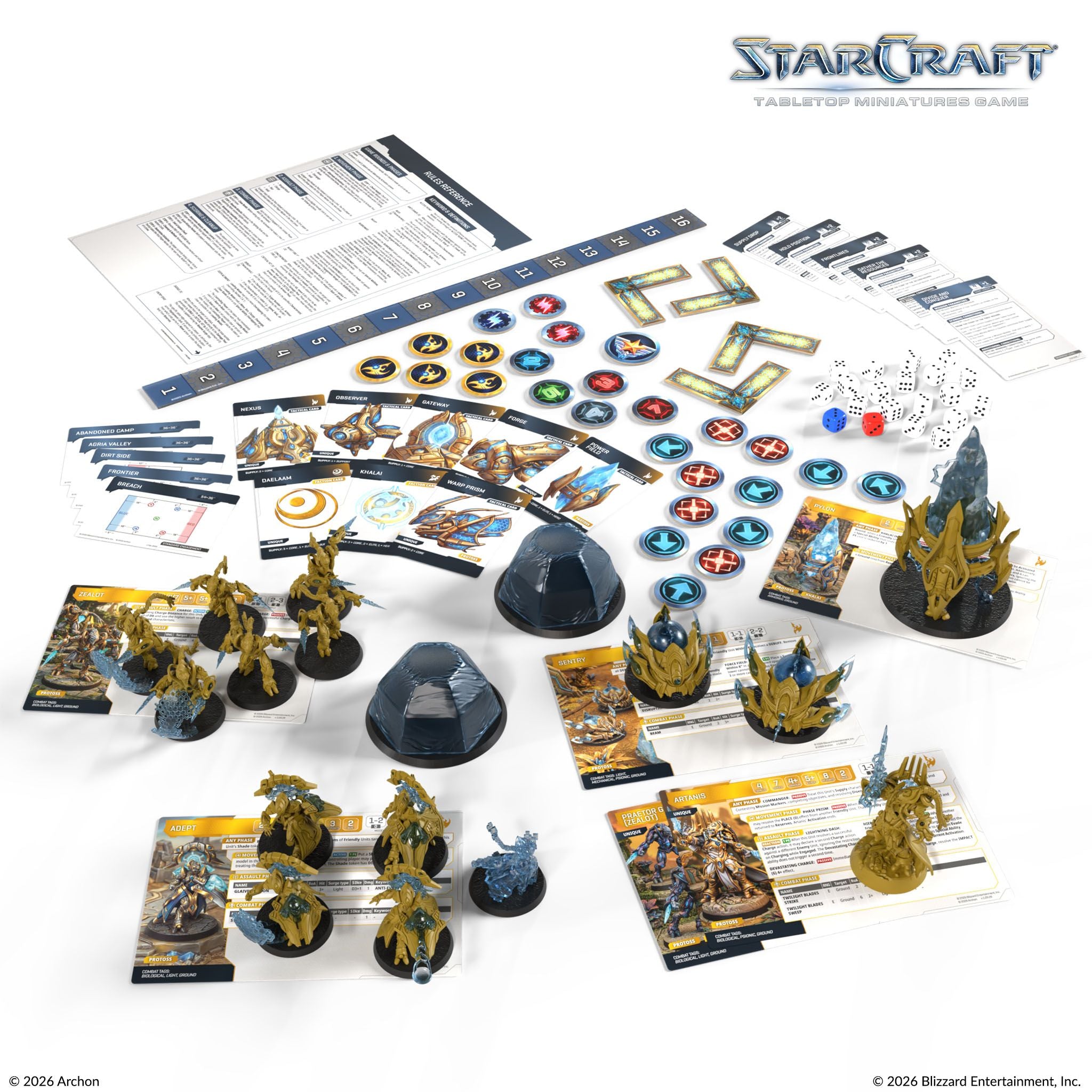 StarCraft Miniatures Game: Protoss Starter Set (Founders Edition) - Archon Studio