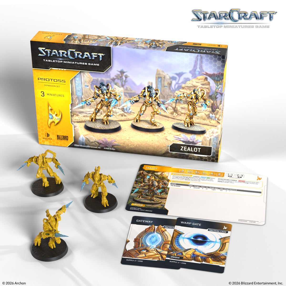 Protoss: Zealot Expansion Set "StarCraft Miniatures Game" - Archon Studio