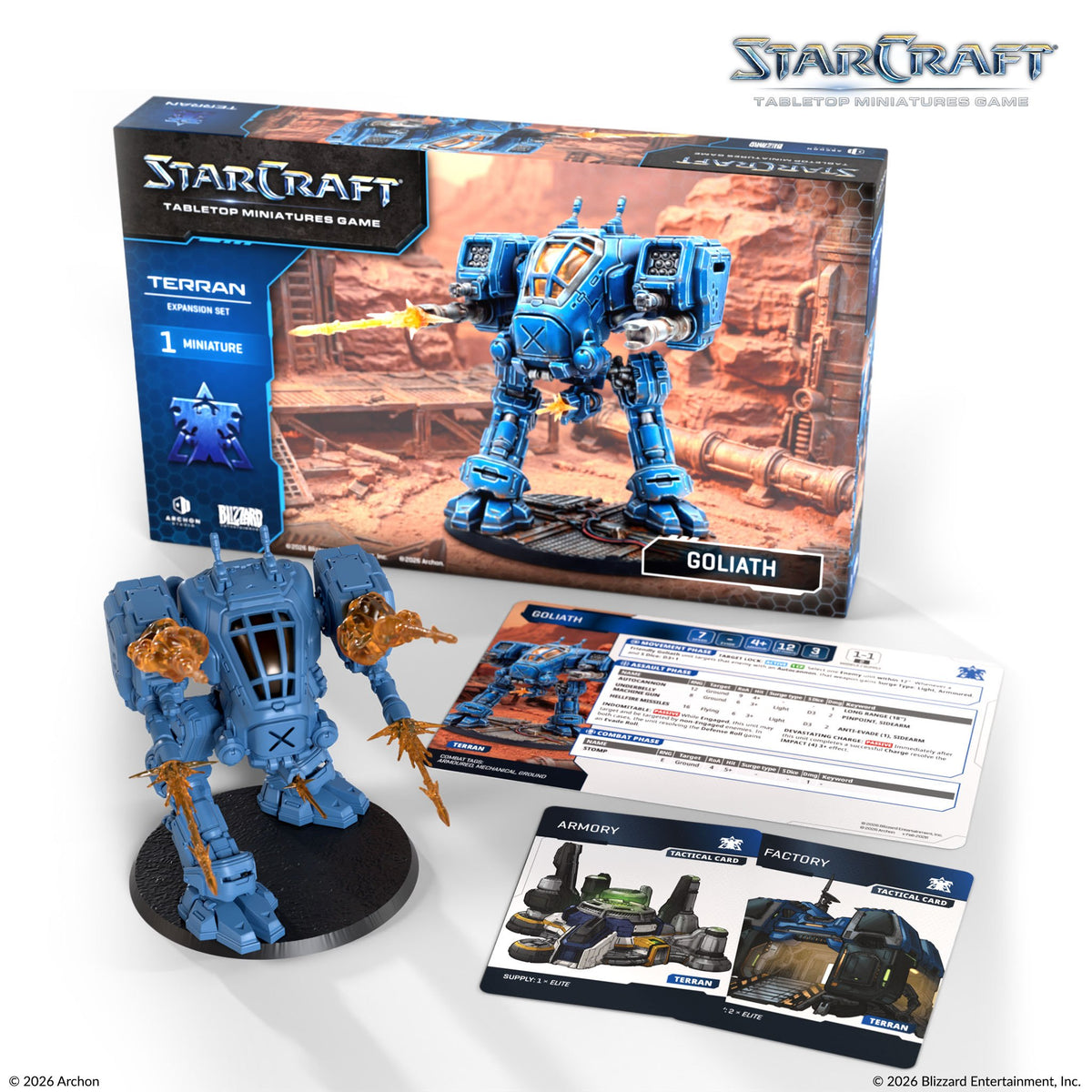 Terran: Goliath Expansion Set "StarCraft Miniatures Game" - Archon Studio