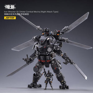Joy Toy Iron Wrecker 05 Orbital Combat Mecha (Night Attack Type) 1/25 Action Figure - A-Z Toy Hobby