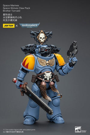 Joy Toy Warhammer 40K Space Wolves Claw Pack Brother Torrvald 1/18 Action Figure - A-Z Toy Hobby